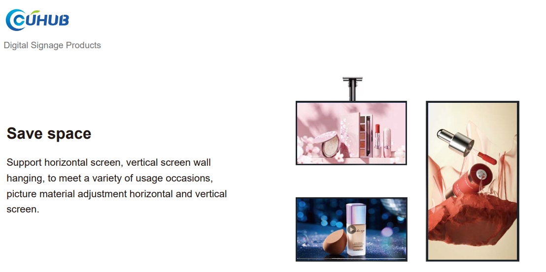 Cuhub Smart Wall-Mounted Advertising Machine: Global Best-Seller för Business Display