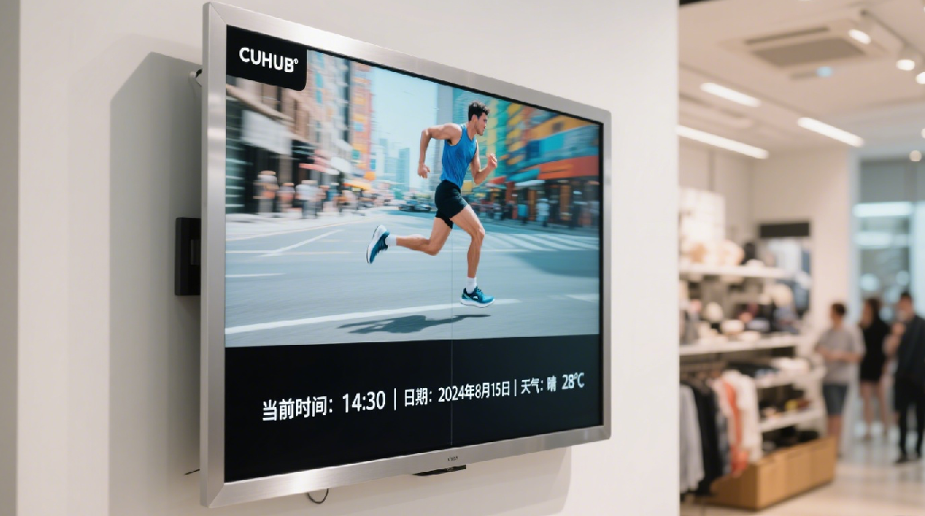 Höja synligheten med Cuhubs smarta reklamskärmar